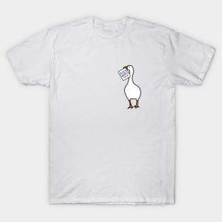 Small Goose with Stolen Biden Harris Sign T-Shirt